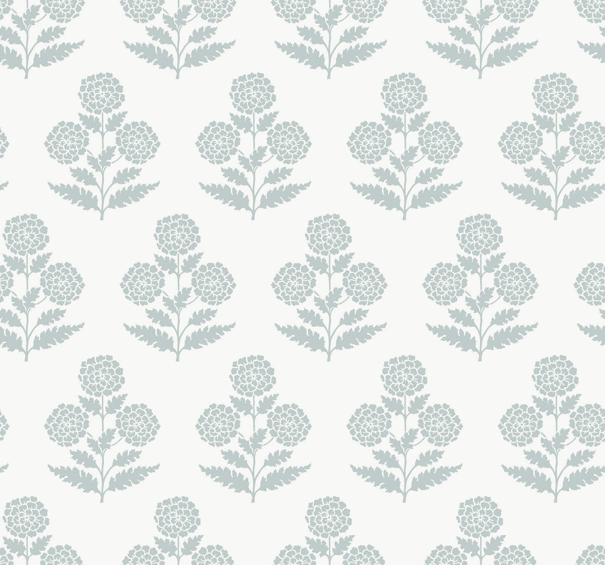 Antonina Vella Jardin Souci Wallpaper Sample - Pale Blue