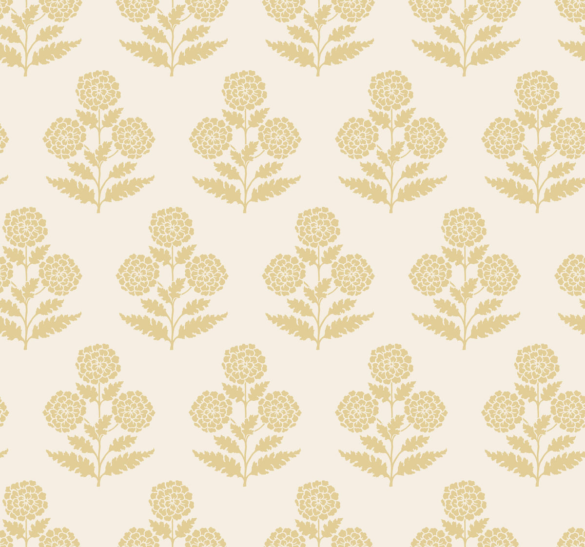 Antonina Vella Jardin Souci Wallpaper Sample - Saffron