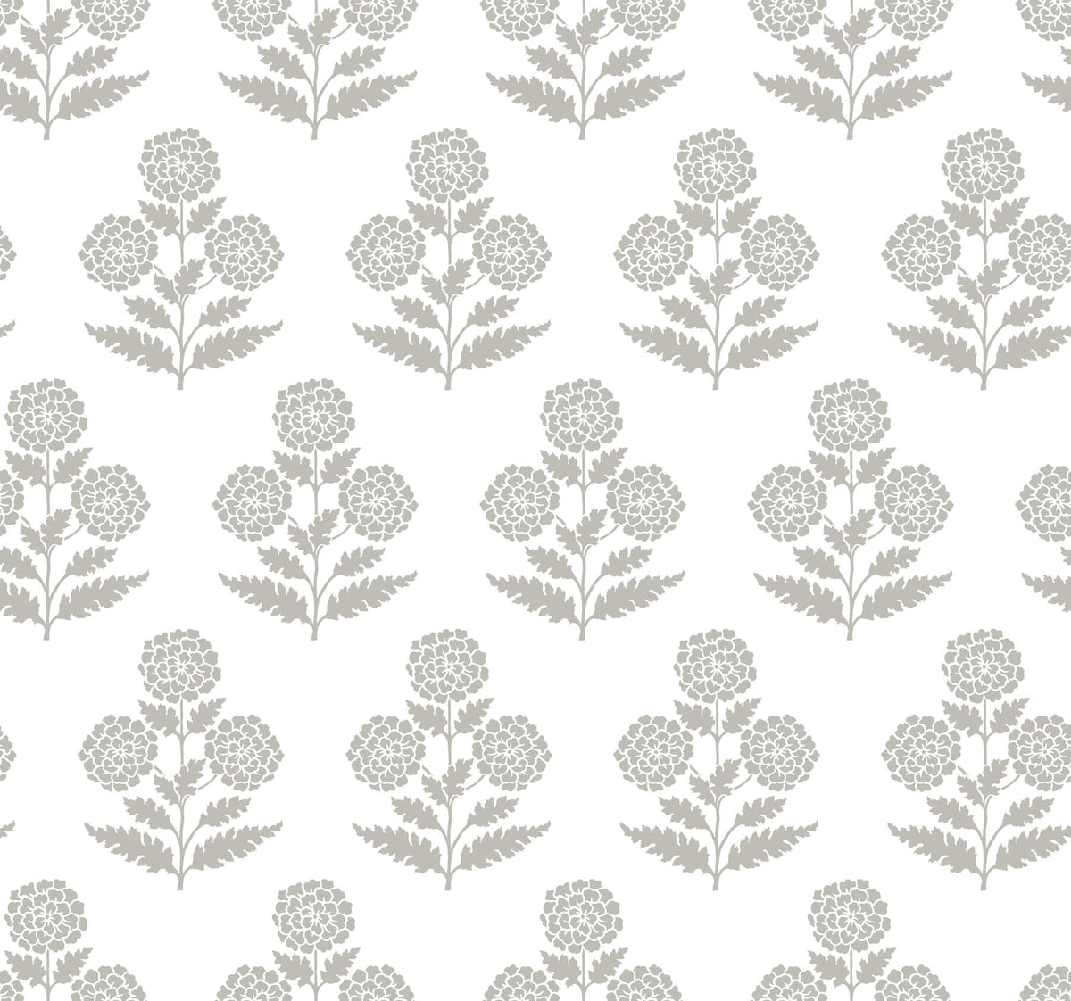 Antonina Vella Jardin Souci Wallpaper Sample - Charcoal