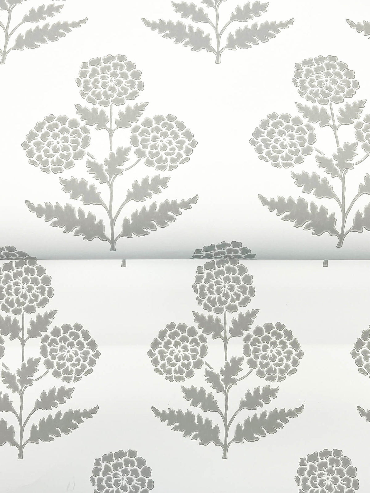 Antonina Vella Jardin Souci Wallpaper Sample - Charcoal