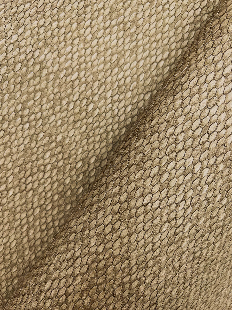 York Formations Stretched Hexagons Wallpaper - Burnished Copper