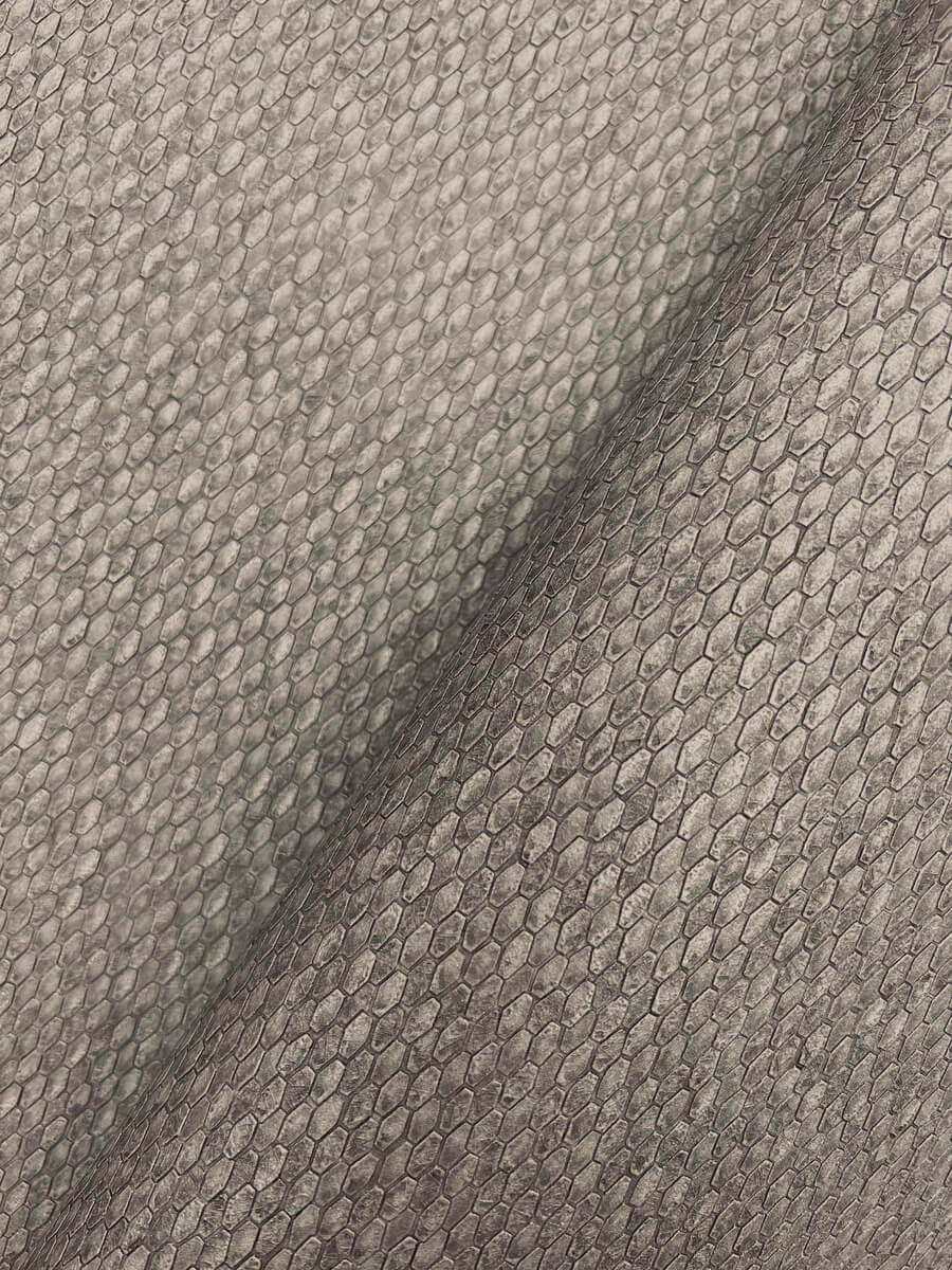 York Formations Stretched Hexagons Wallpaper - Dark Silver