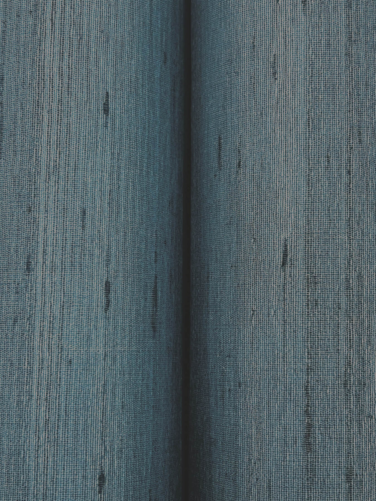 Ronald Redding Tea Garden Saori Silk Wallpaper - Navy