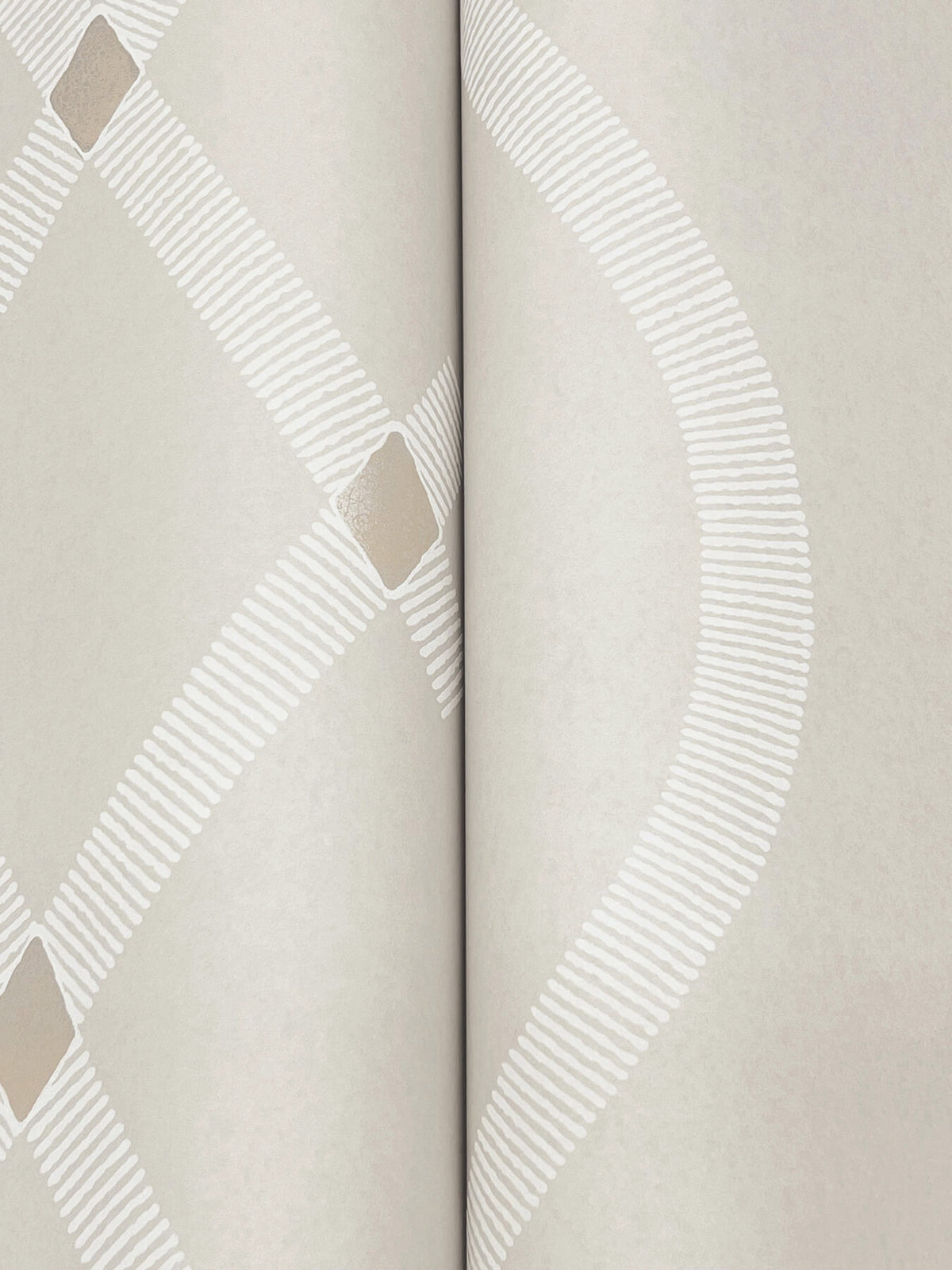 Ronald Redding Tea Garden Ellena Wallpaper - Light Grey