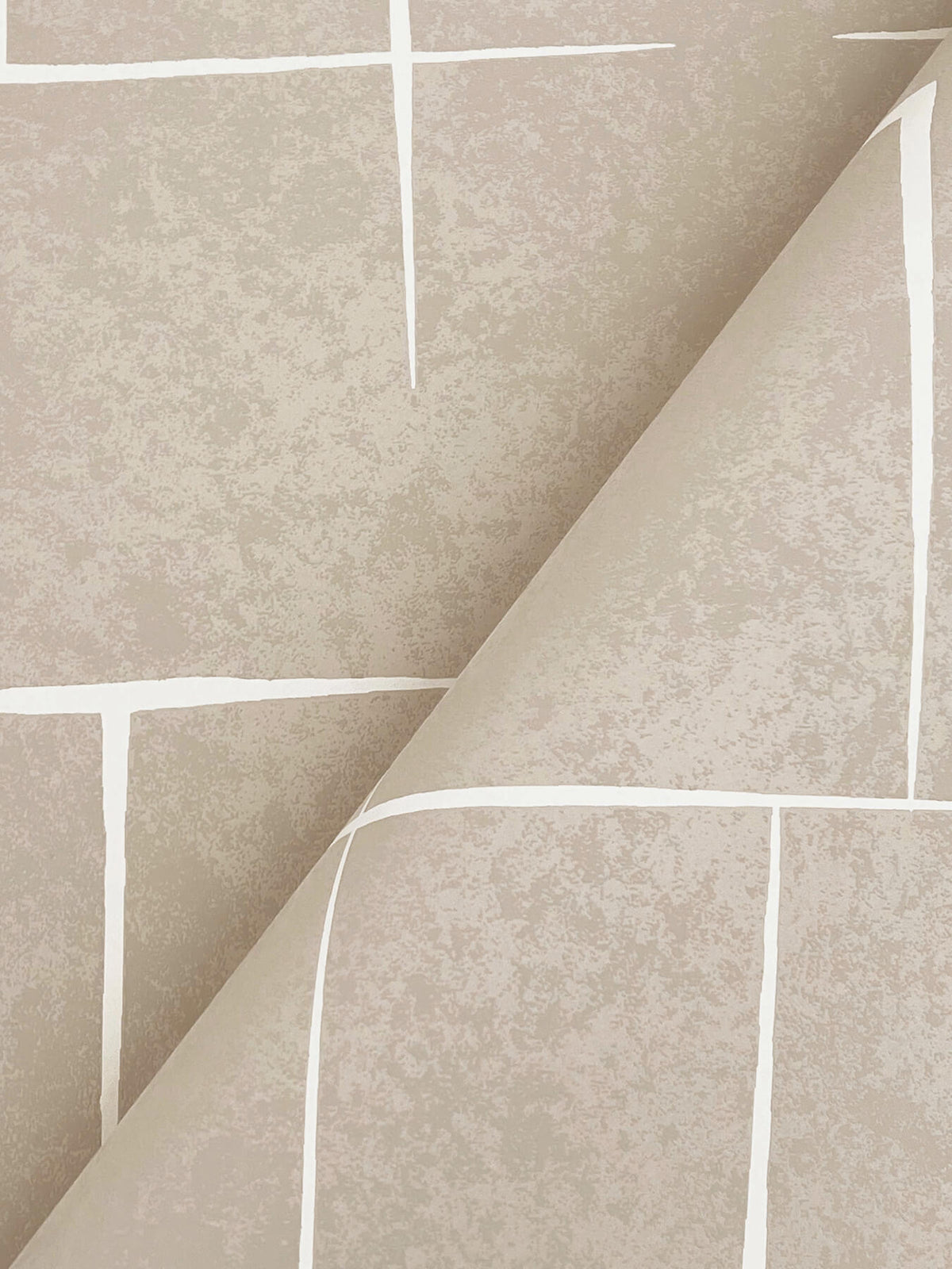 Ronald Redding Tea Garden Malia Wallpaper - White & Taupe
