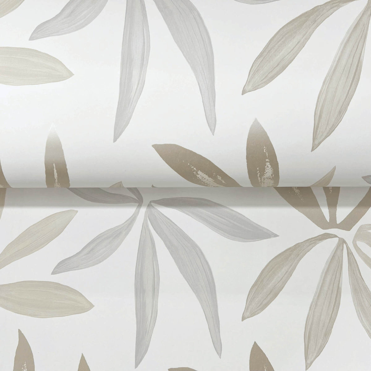 York Artisan Studio Little Garden Wallpaper Sample - Neutral & Pearl