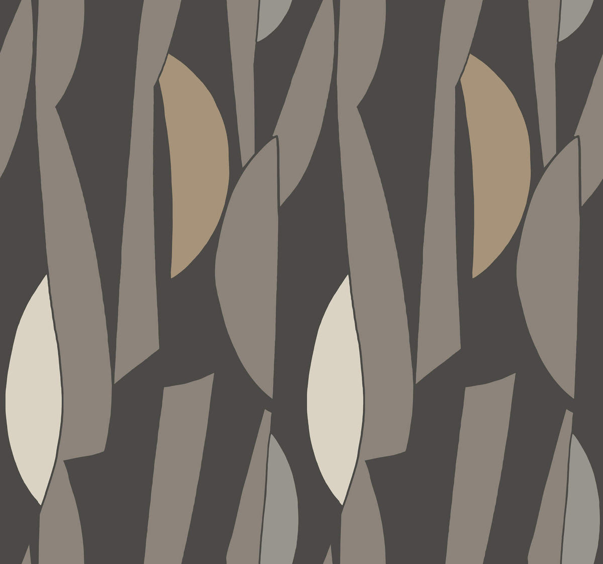 York Artisan Studio Balance Wallpaper Sample - Carbon & Graphite