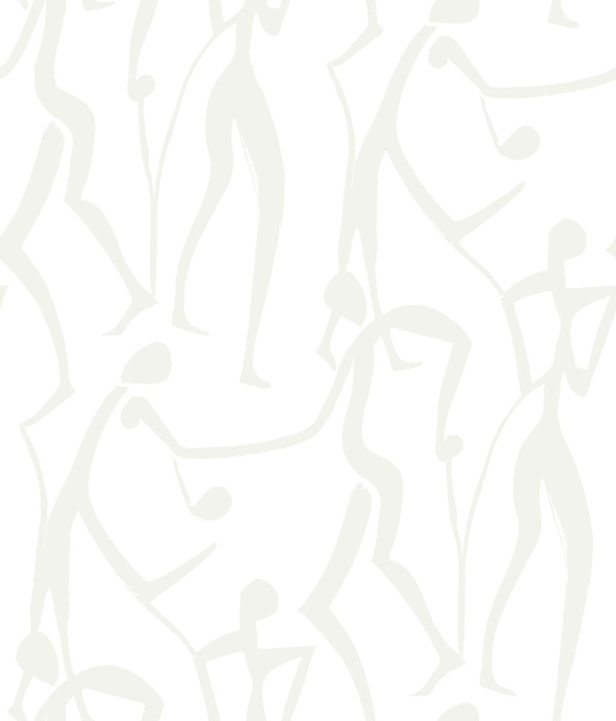 York Artisan Studio Joyful Dancers Wallpaper - Pearl