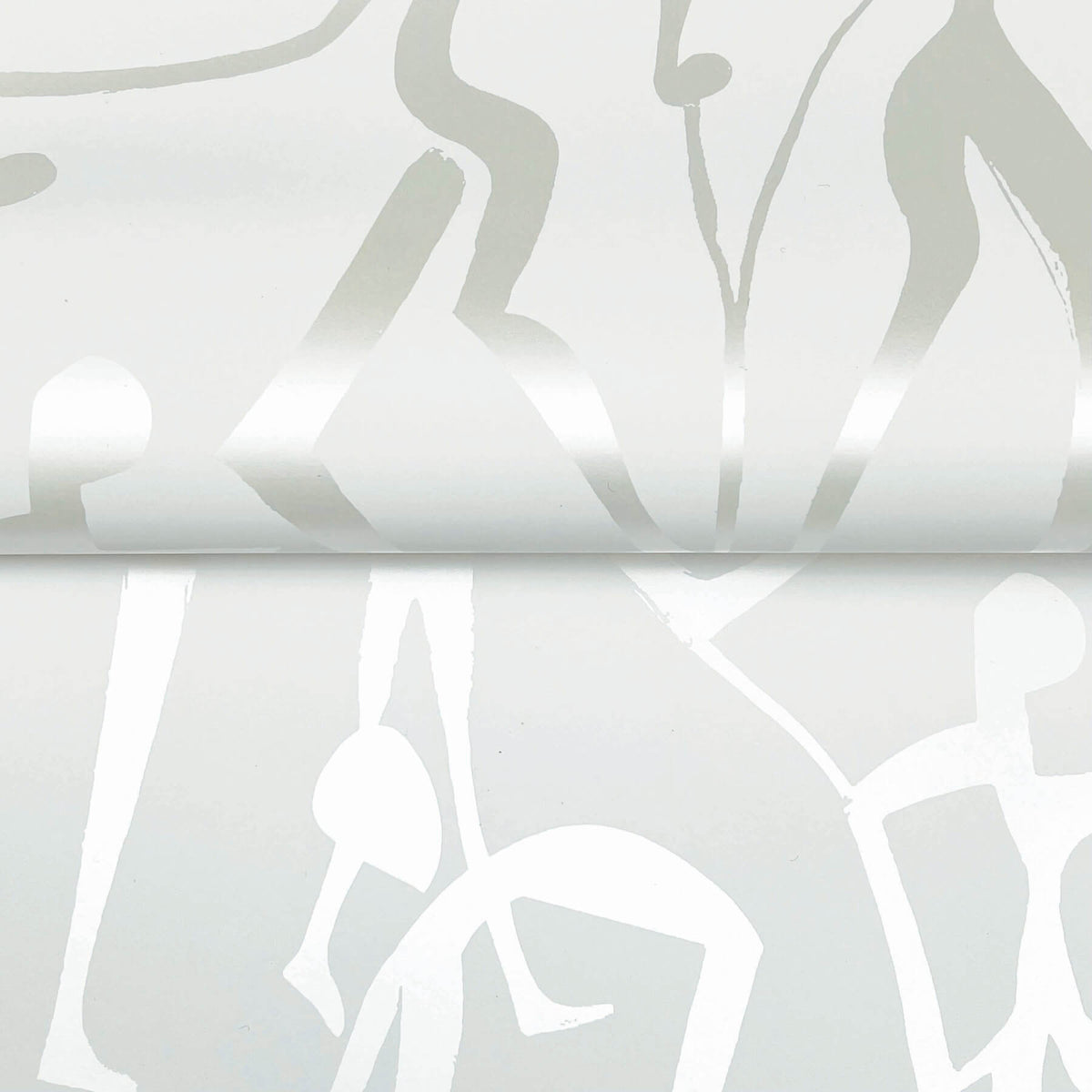 York Artisan Studio Joyful Dancers Wallpaper - Pearl