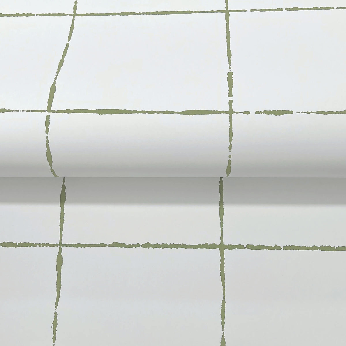 York Artisan Studio La Vitre Plaid Wallpaper Sample - Leaf