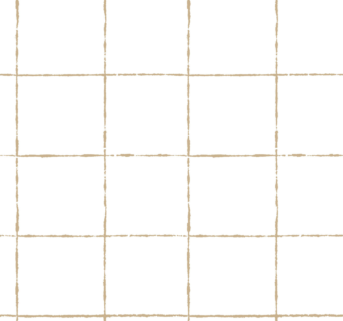 York Artisan Studio La Vitre Plaid Wallpaper Sample - Gold