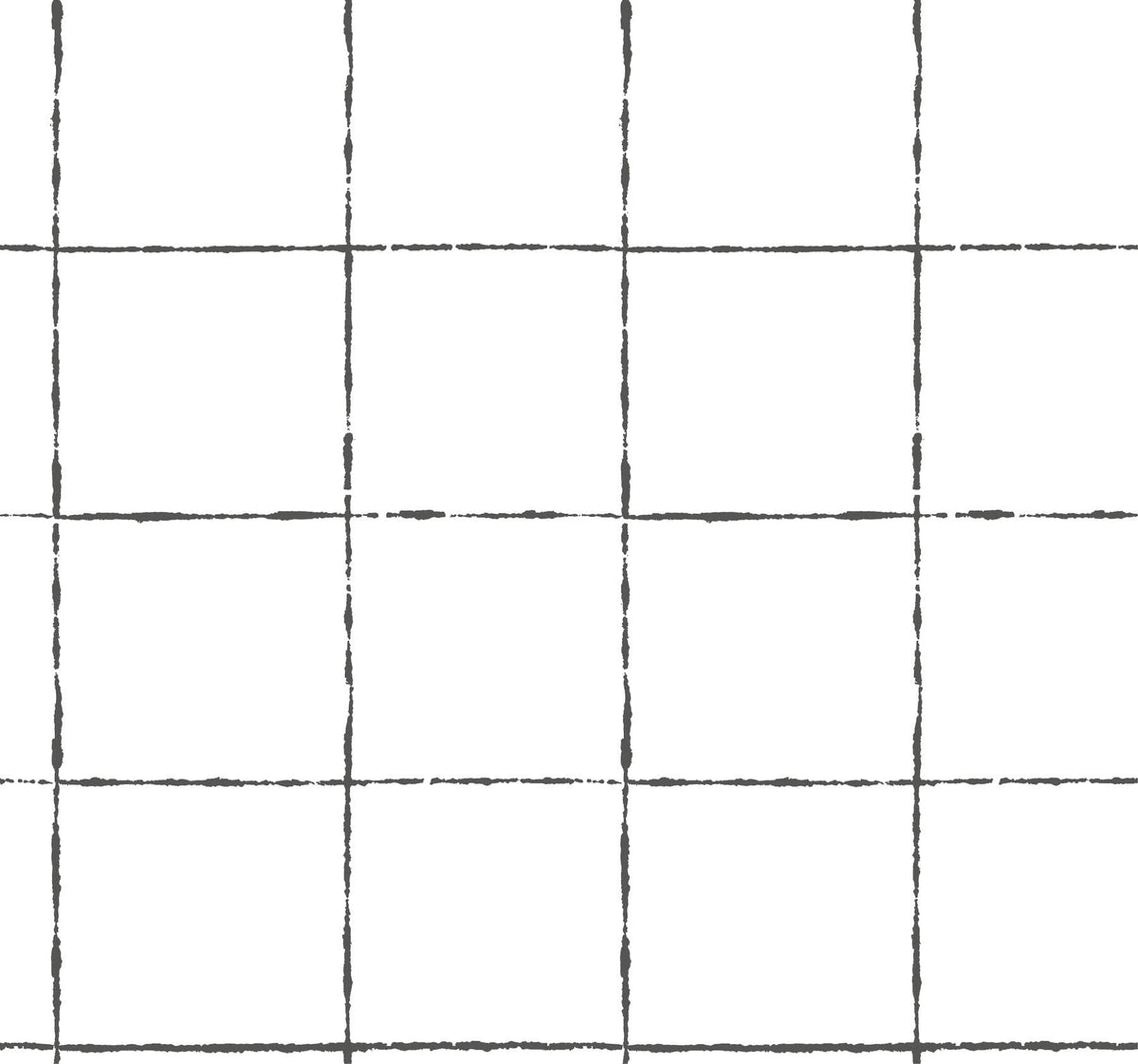 York Artisan Studio La Vitre Plaid Wallpaper Sample - Carbon Black