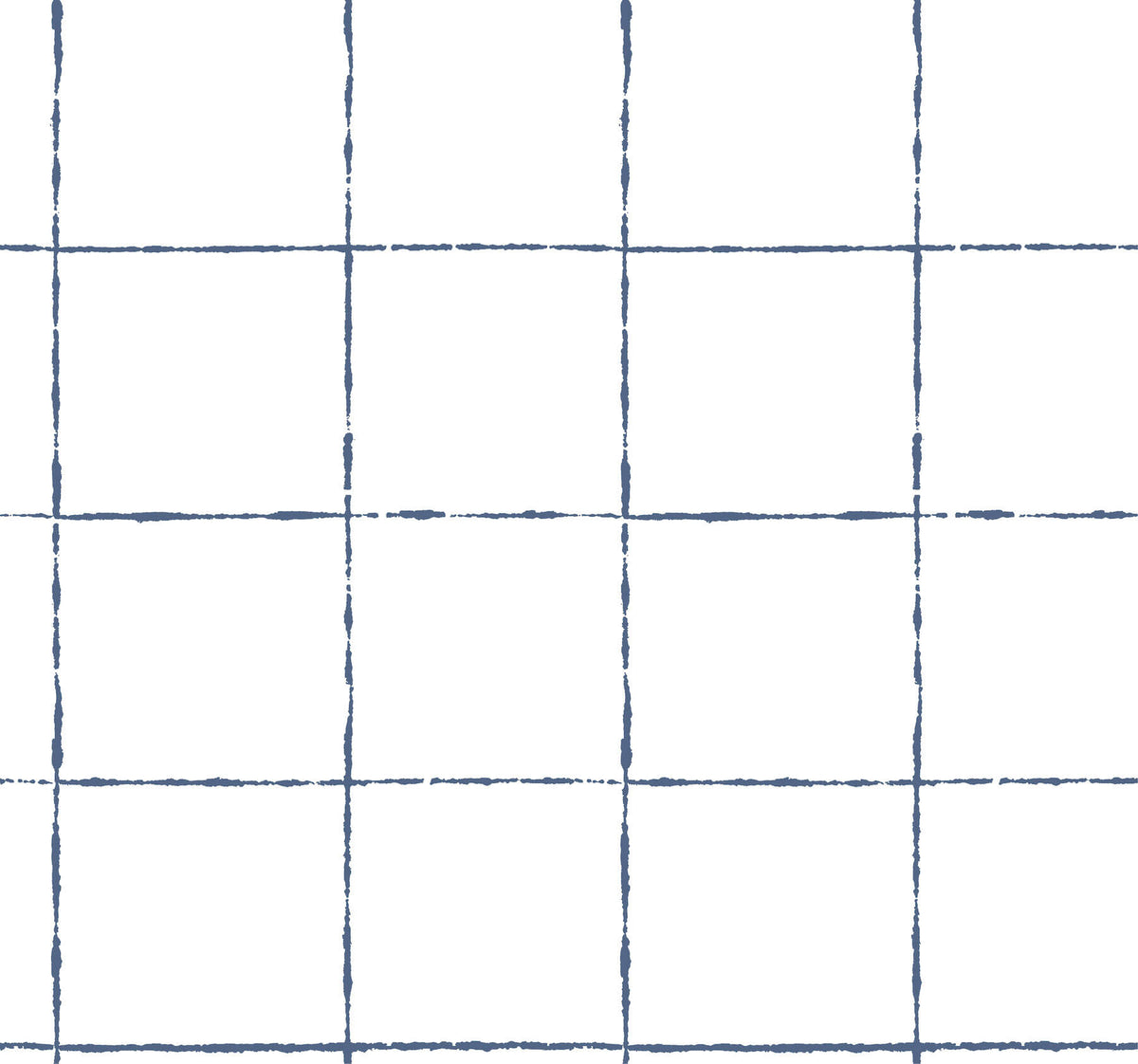 York Artisan Studio La Vitre Plaid Wallpaper Sample - Ultramarine