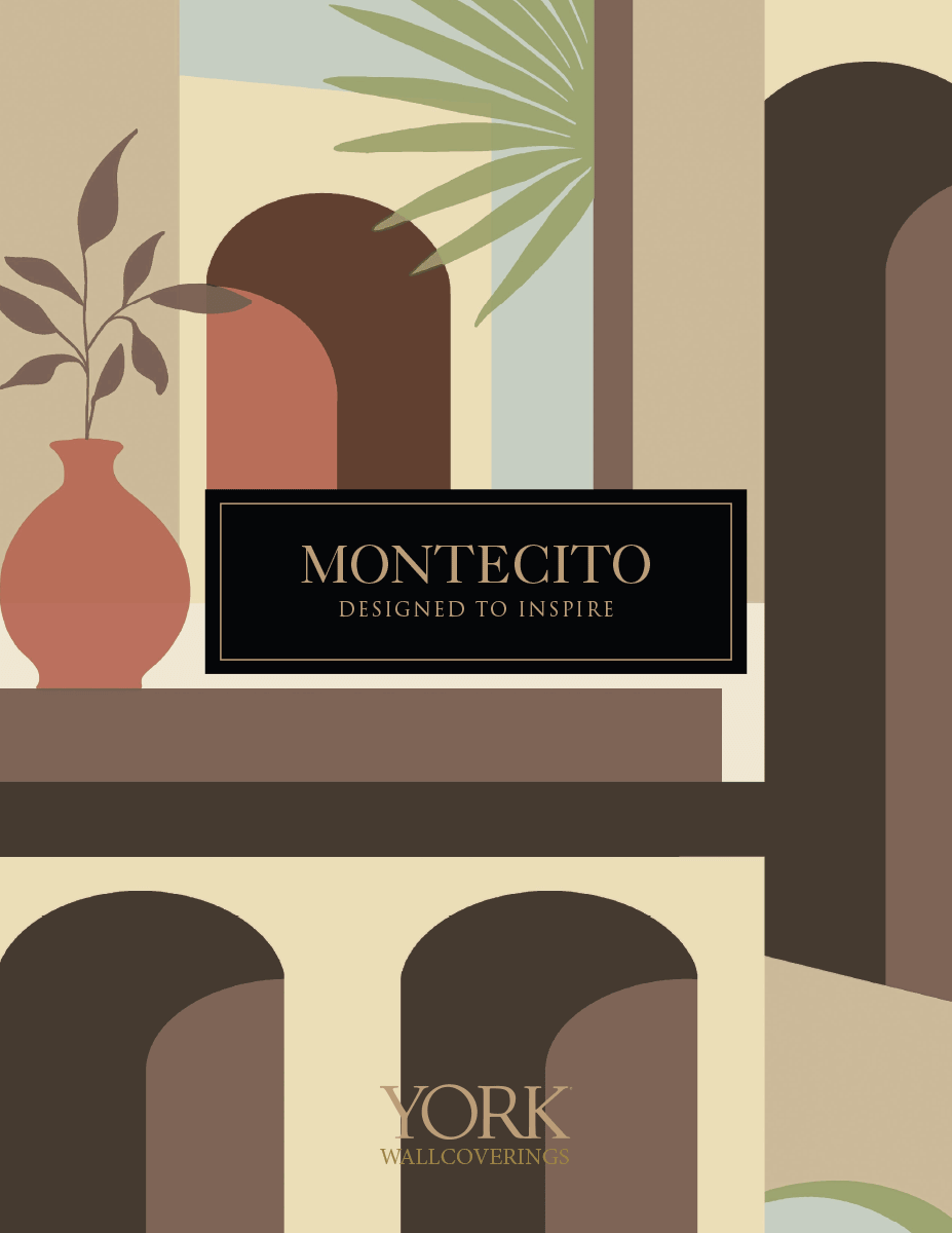 York Montecito Olive Mill Wallpaper - Palm