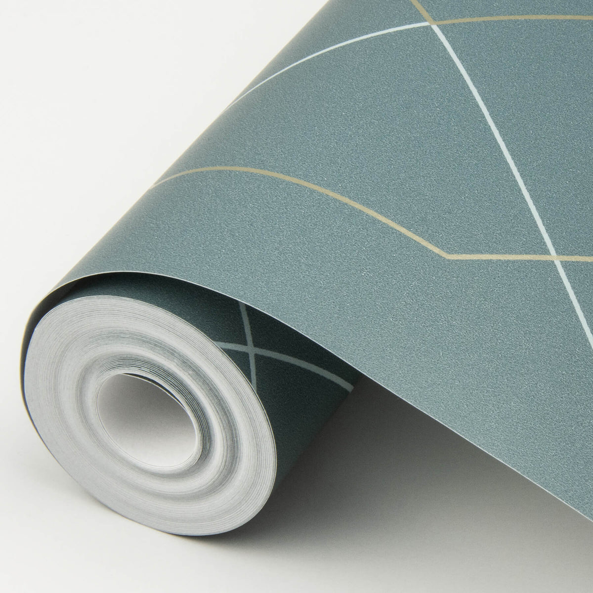 Scott Living Ballard Geometric Wallpaper - Teal