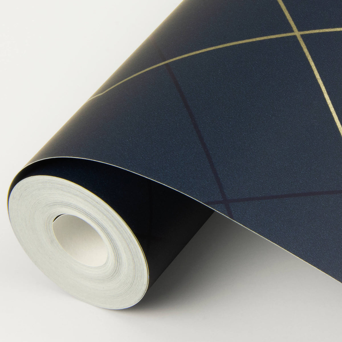 Scott Living Ballard Geometric Wallpaper - Indigo Blue