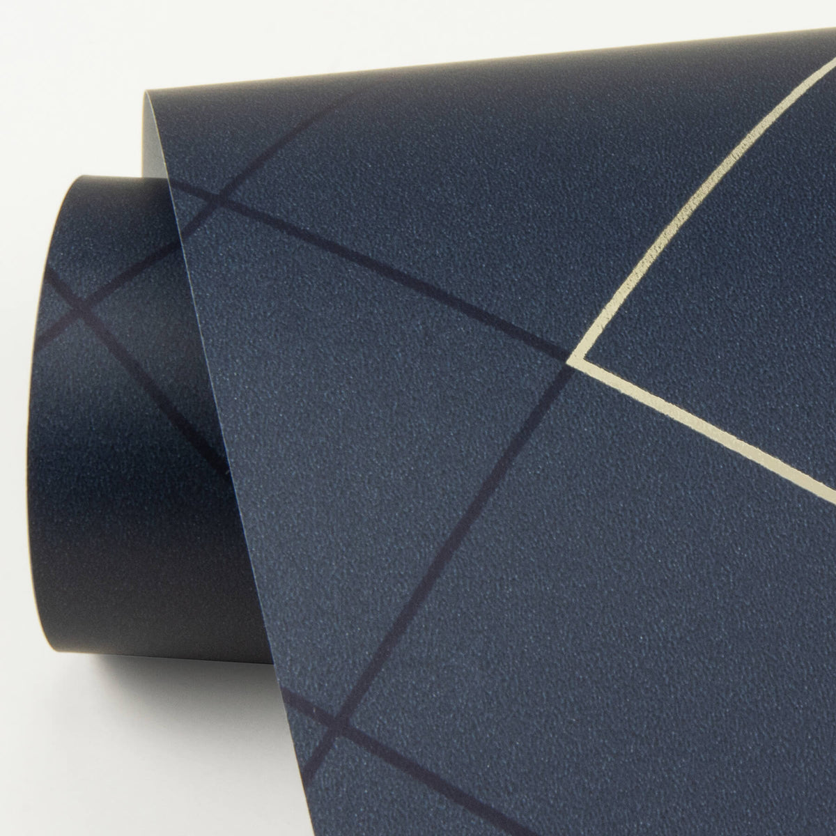 Scott Living Ballard Geometric Wallpaper - Indigo Blue