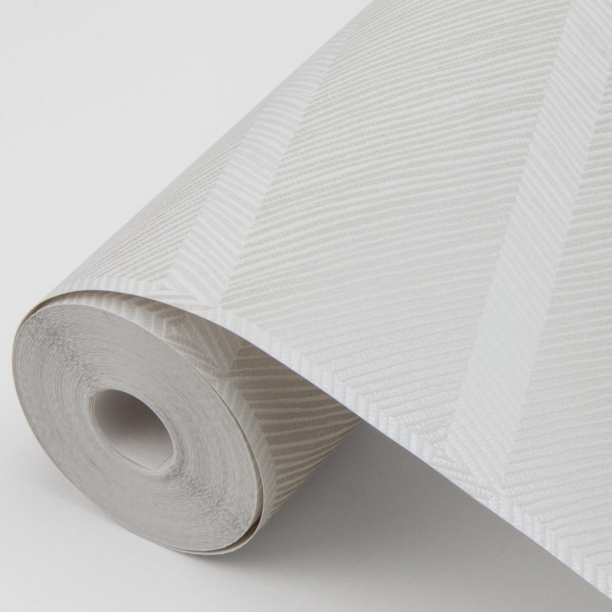 Scott Living Aspen Chevron Wallpaper - White