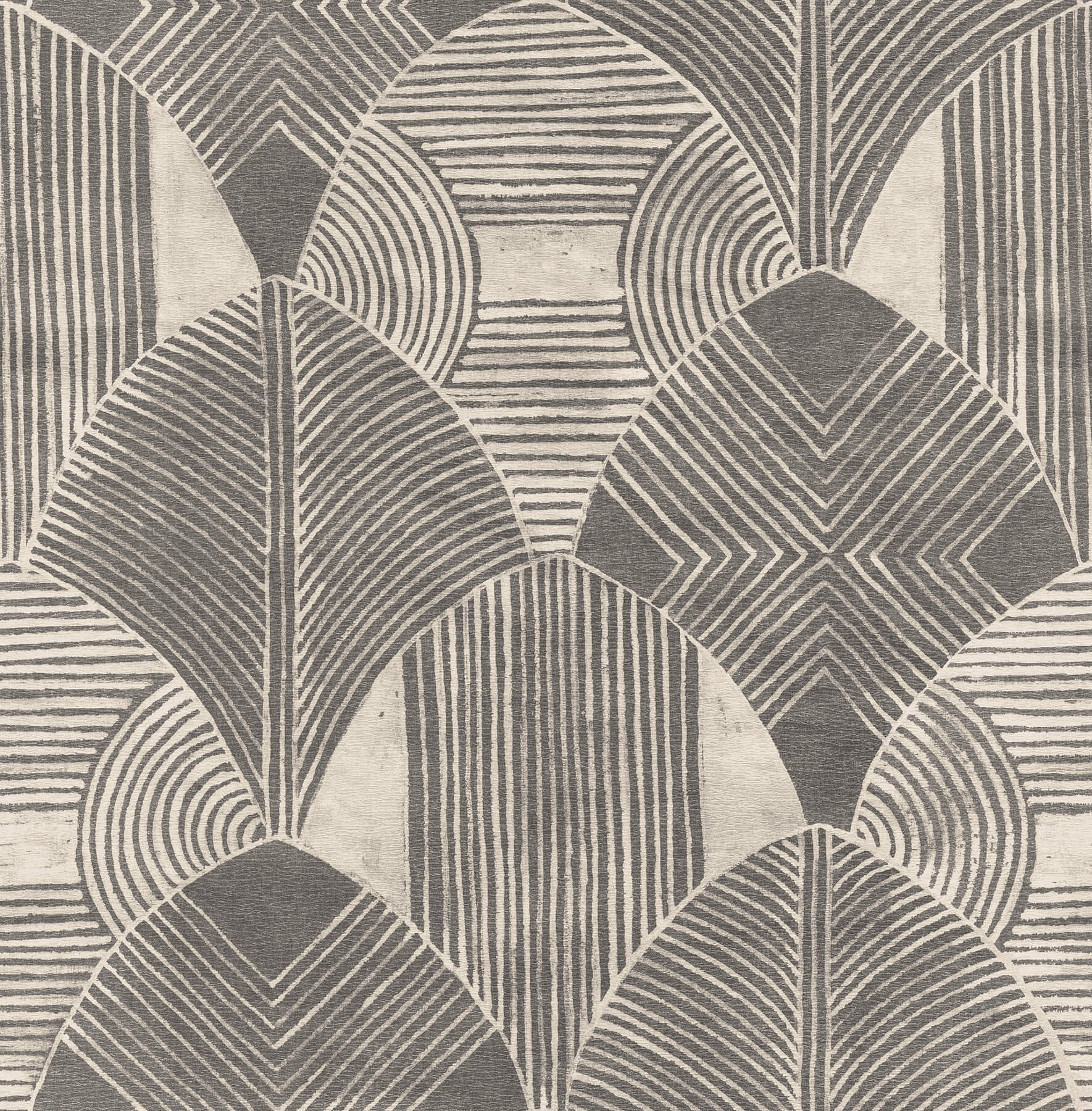 Scott Living Westport Geometric Wallpaper - Charcoal – US Wall Decor