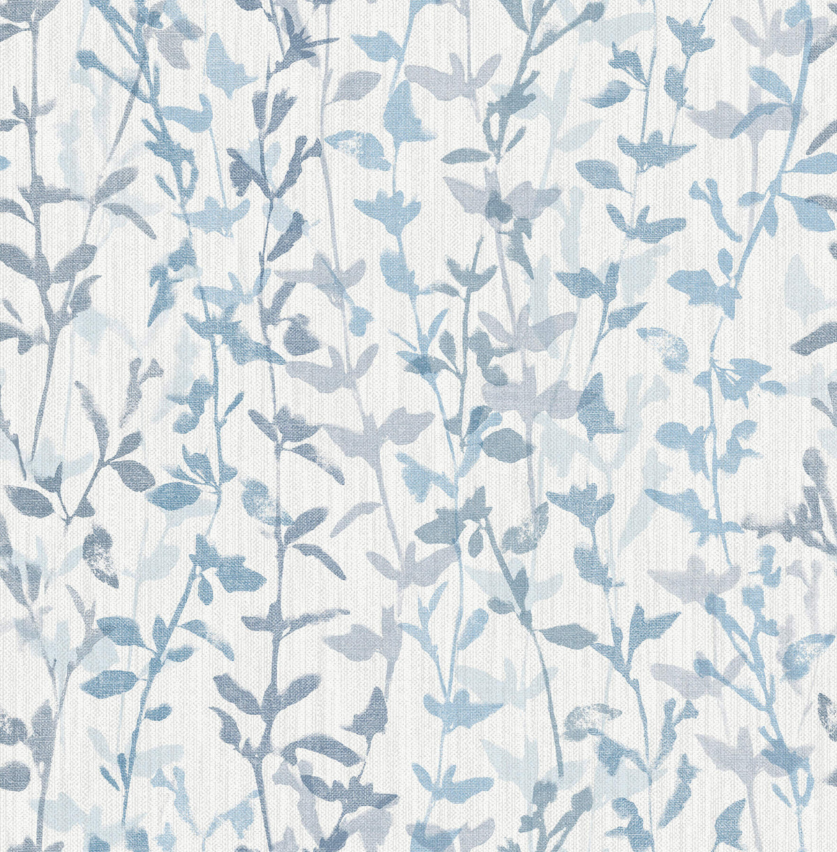 Scott Living Thea Floral Wallpaper - Blue