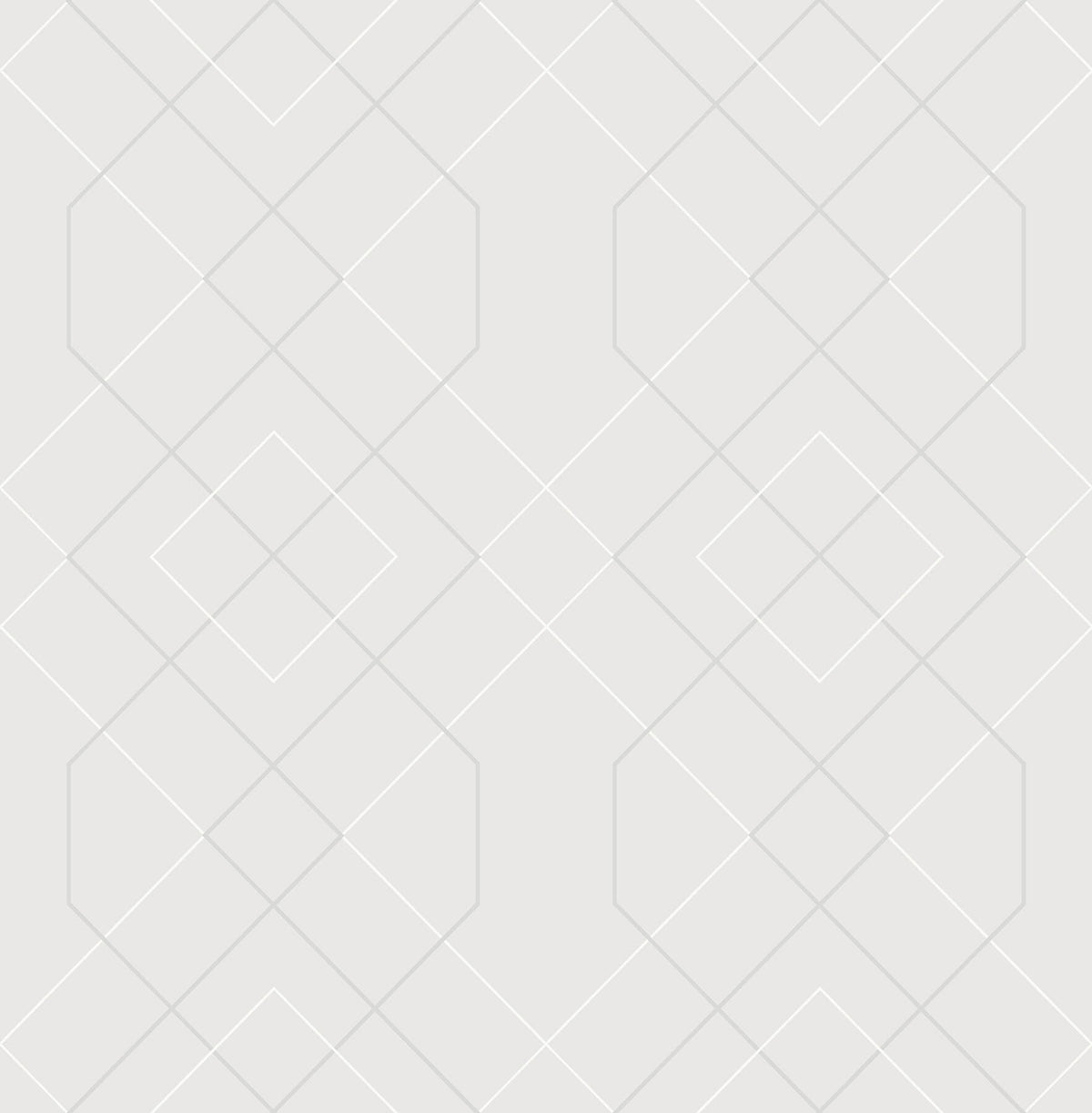Scott Living Ballard Geometric Wallpaper Sample - Silver