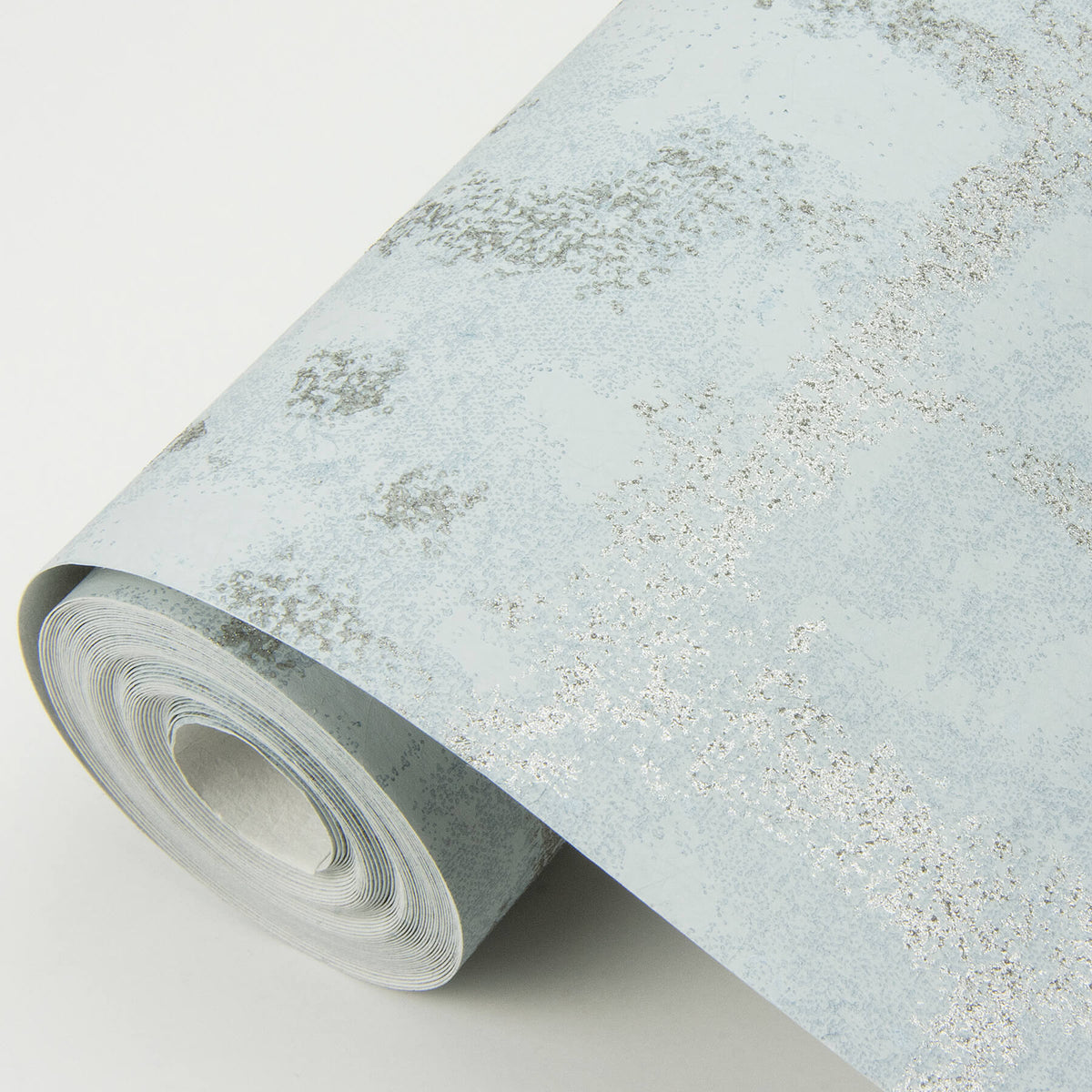 Scott Living Shea Distressed Geometric Wallpaper - Sky Blue