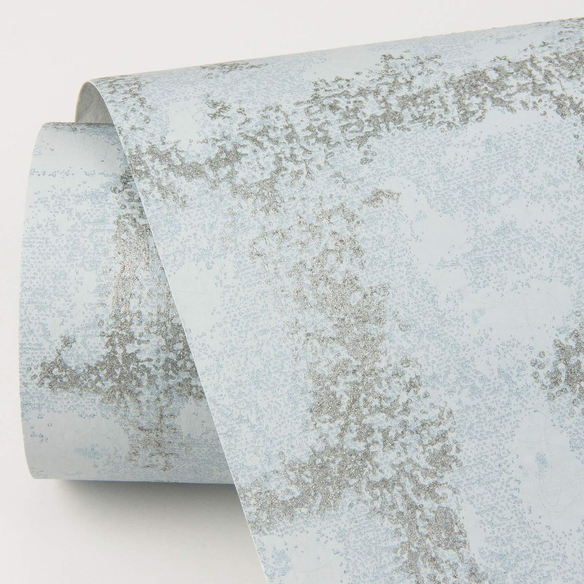 Scott Living Shea Distressed Geometric Wallpaper - Sky Blue