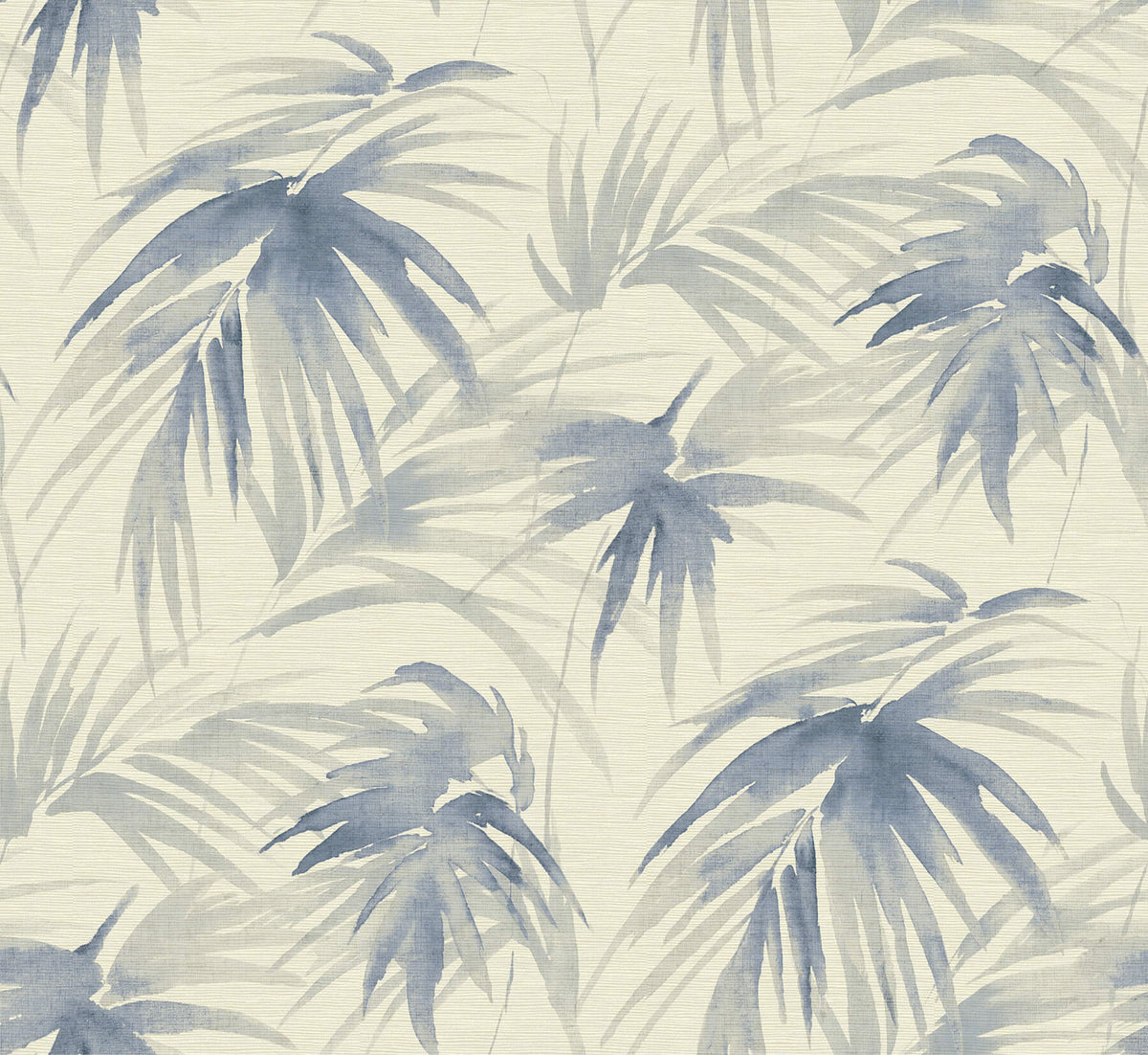 Scott Living Darlana Grasscloth Wallpaper - Blue