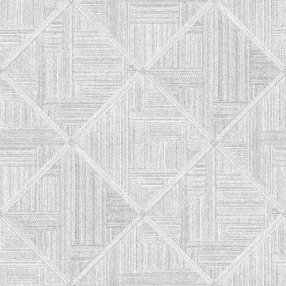 Scott Living II Cade Geometric Wallpaper - Grey