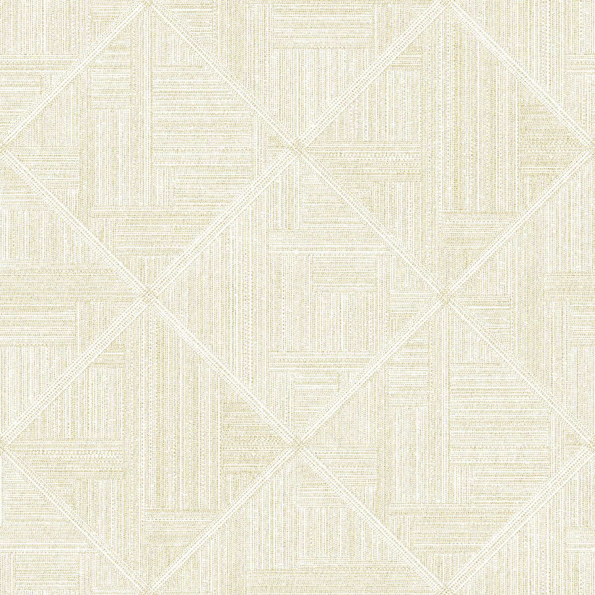 Scott Living Cade Geometric Wallpaper Sample - Yellow