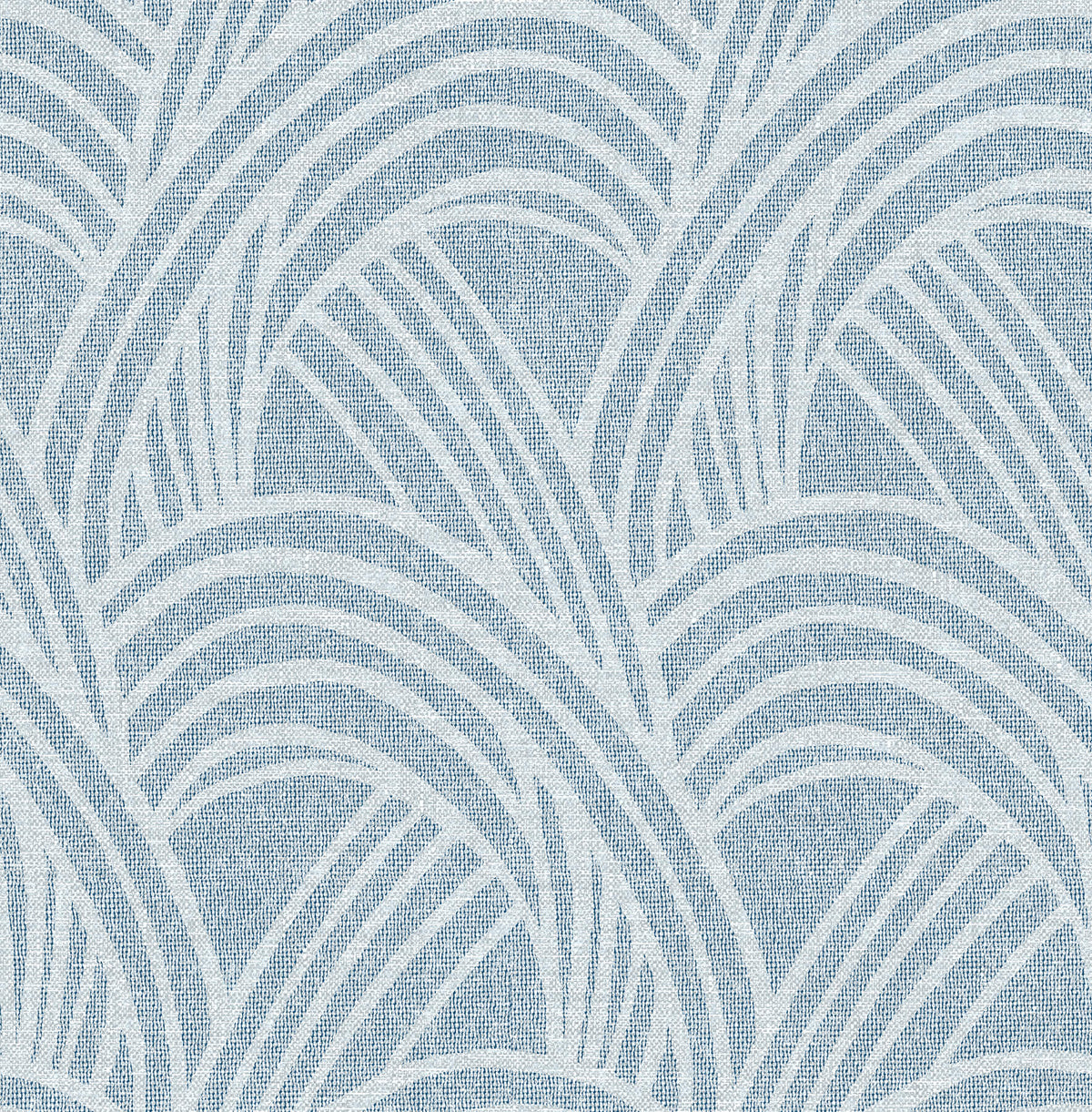 Scott Living Farrah Geometric Wallpaper - Blue