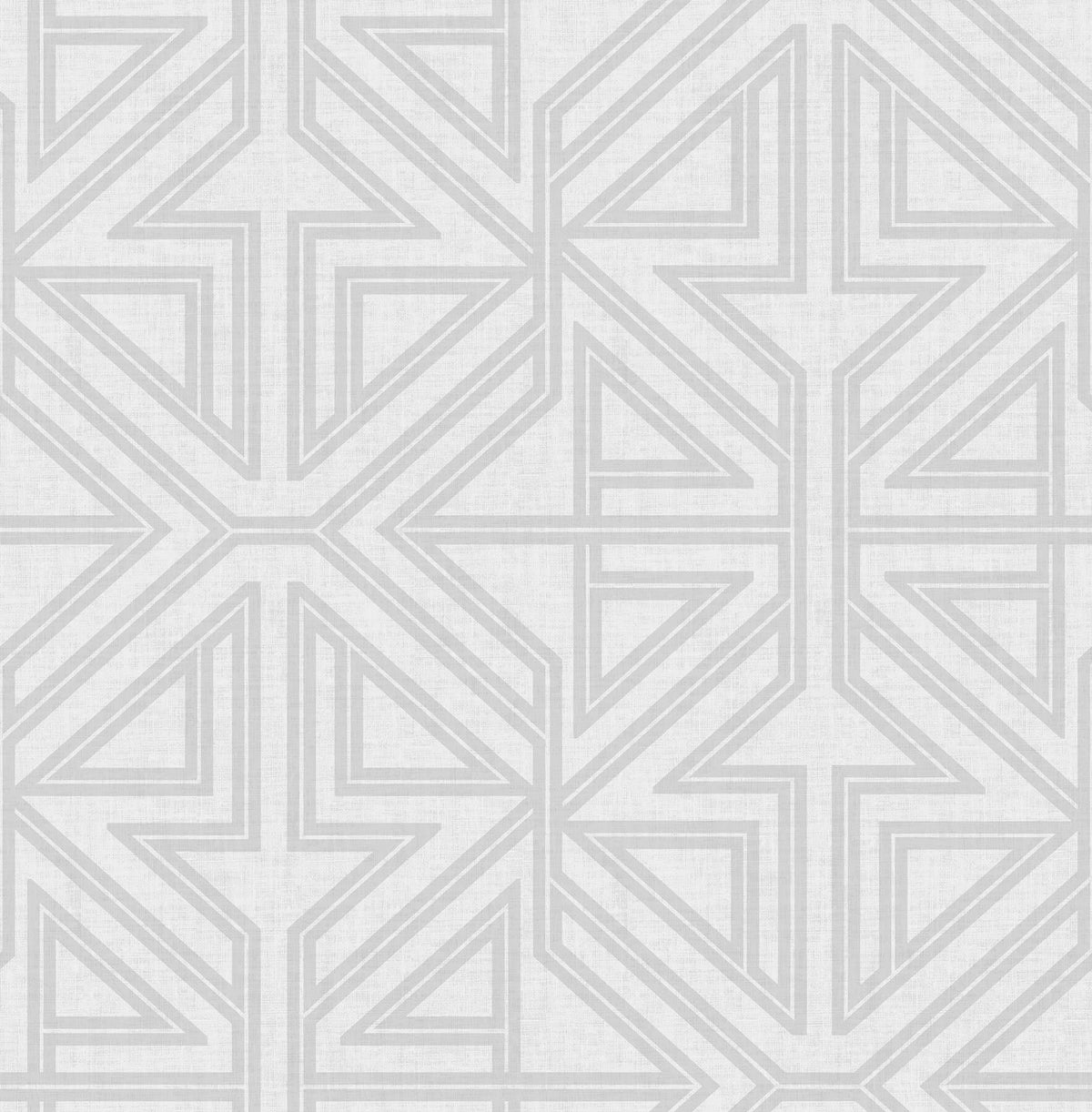 Scott Living Kachel Geometric Wallpaper - Grey