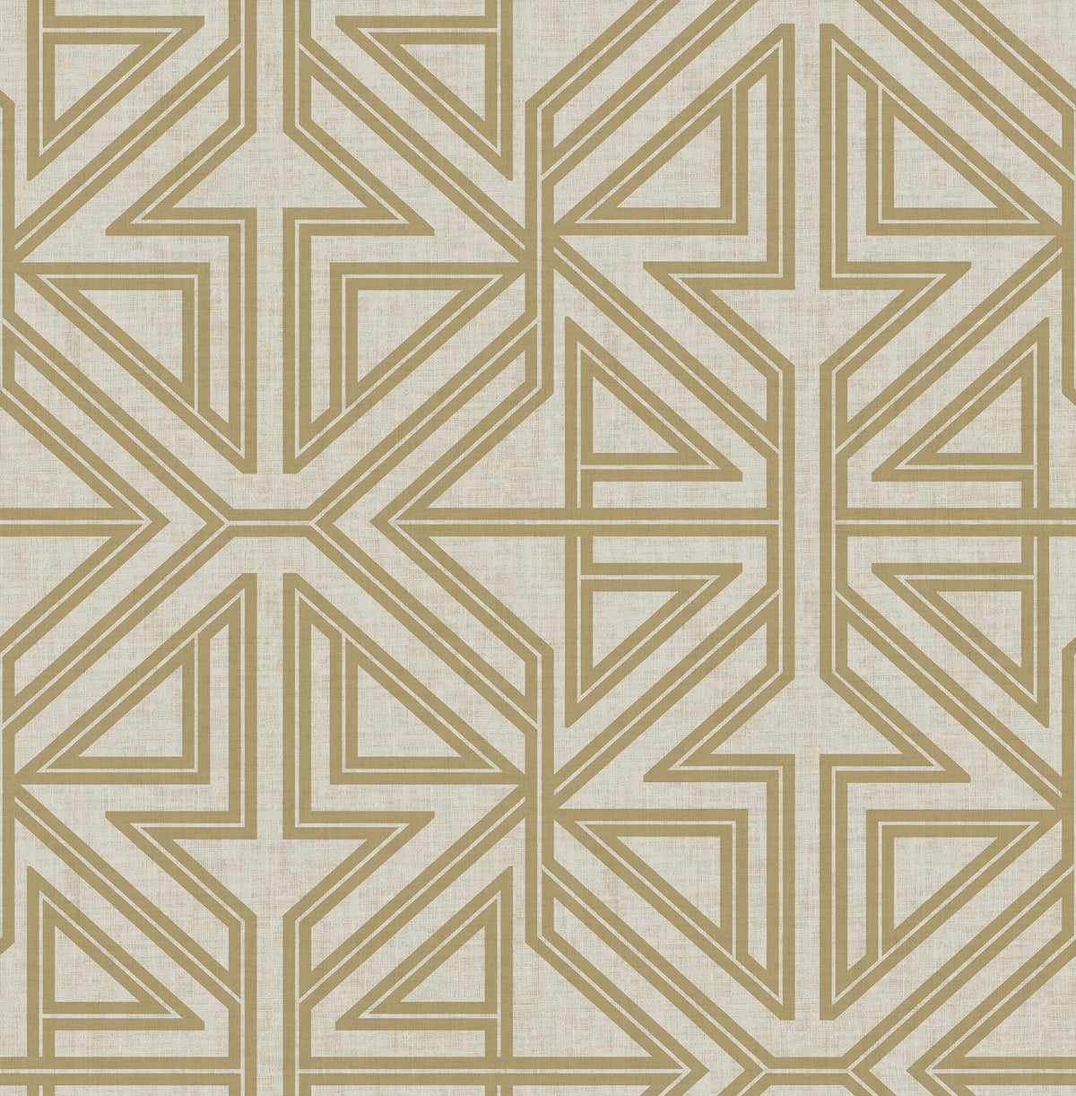 Scott Living Kachel Geometric Wallpaper - Gold
