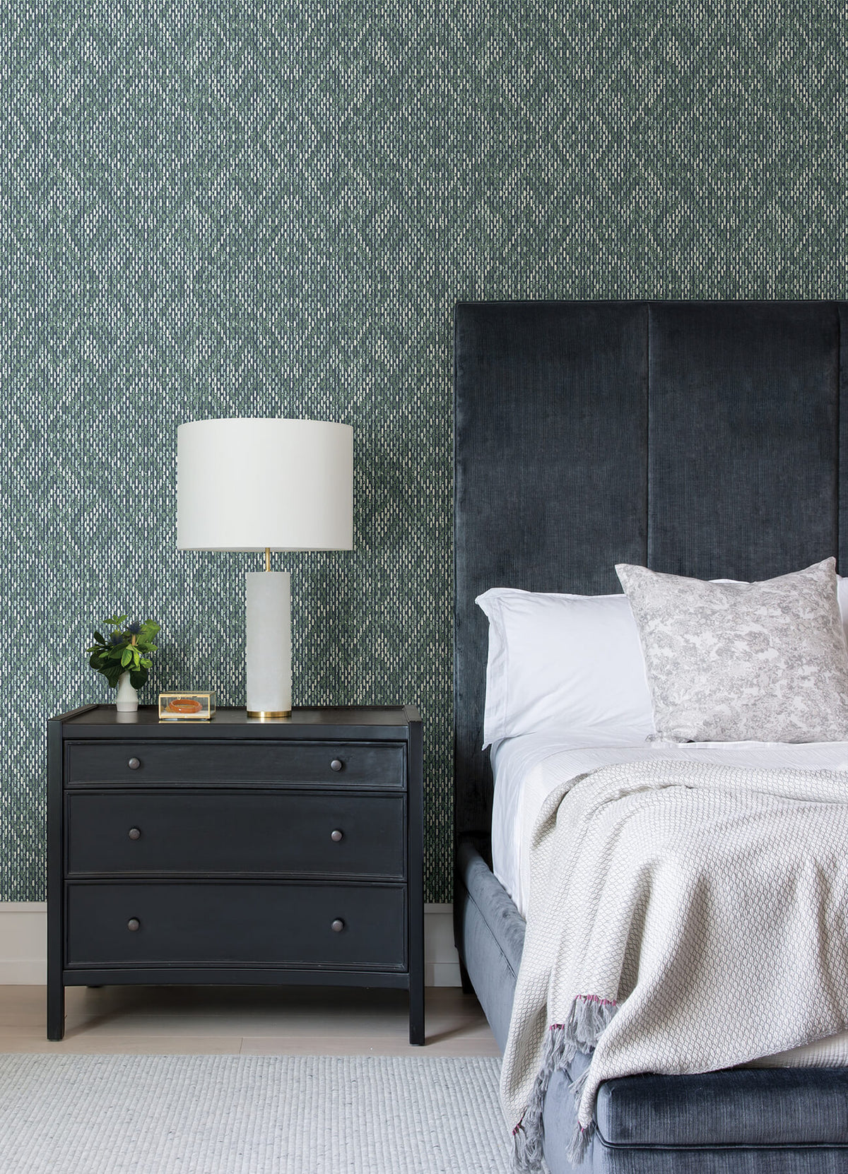 Scott Living Felix Geometric Wallpaper - Teal