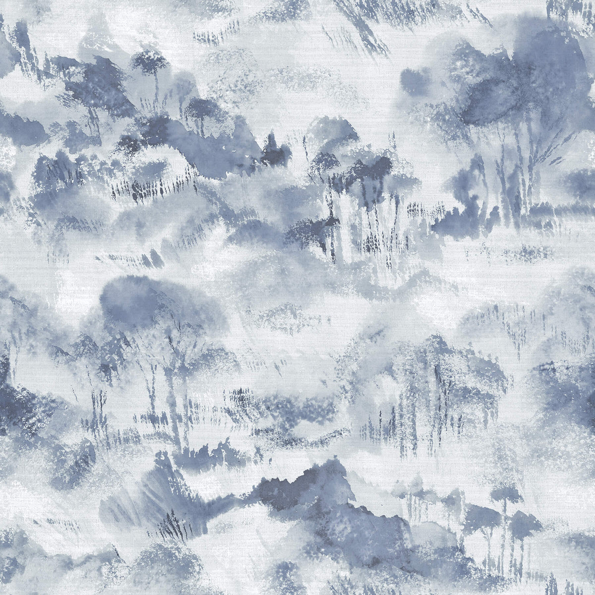 Scott Living Nara Toile Wallpaper - Indigo Blue