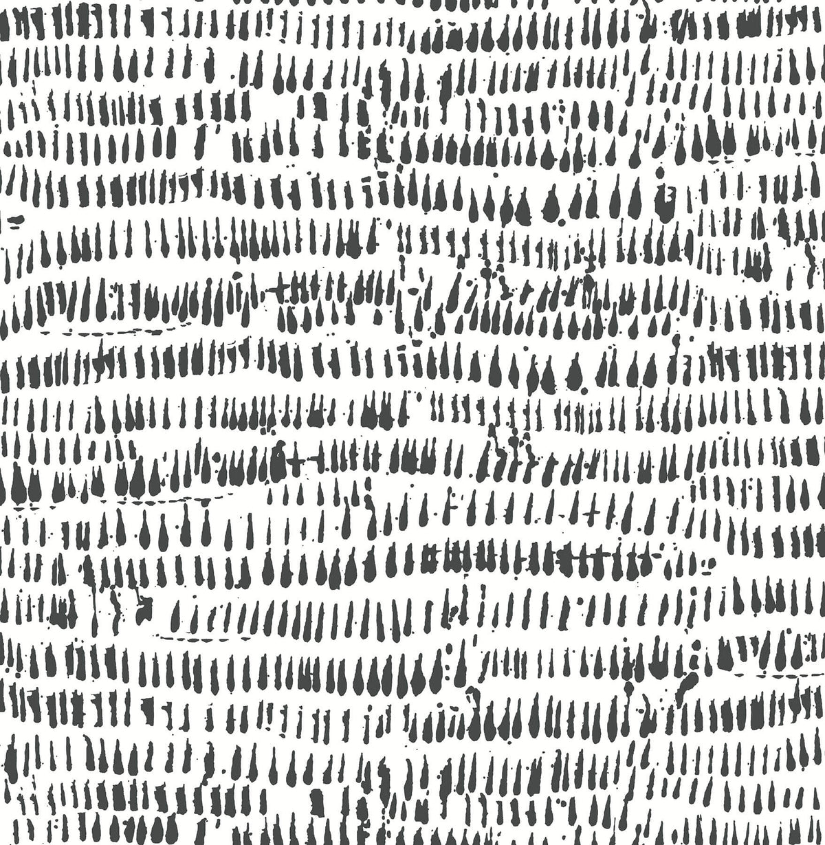 A Street Prints Happy Runes Brushstrokes Wallpaper Sample - Charcoal