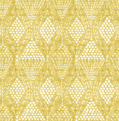 A-Street Prints Happy Grady Geometric Wallpaper - Yellow