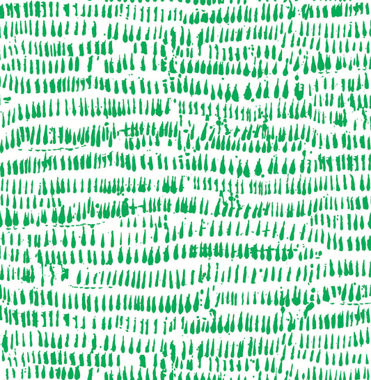 A-Street Prints Happy Runes Brushstrokes Wallpaper - Green