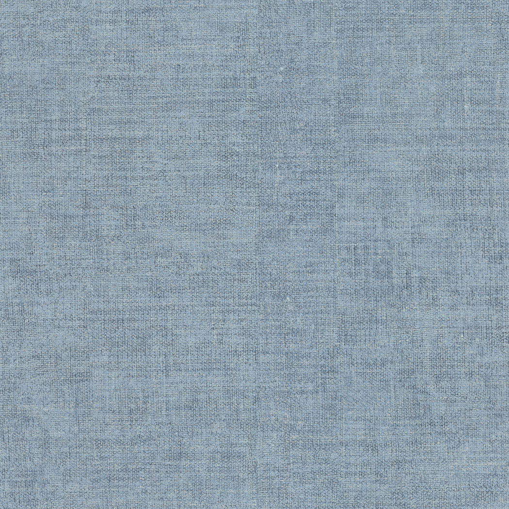 York Tropics Gunny Sack Texture Wallpaper - Denim