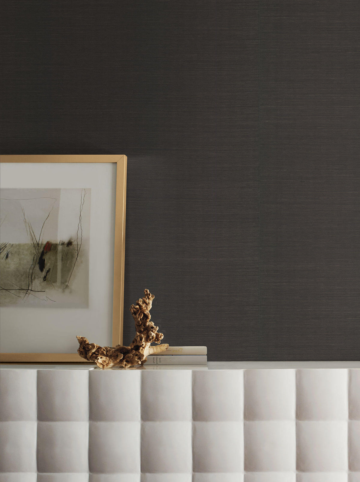 Magnolia Home Grasscloth Wallpaper - Black