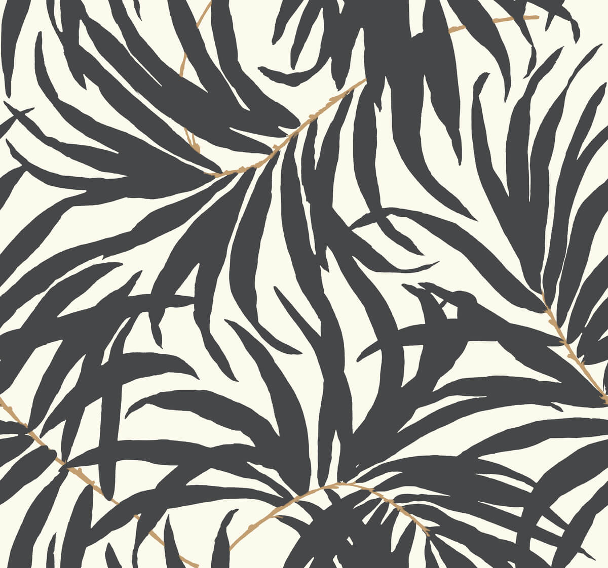 York Tropics Resource Library Bali Leaves Wallpaper - SAMPLE