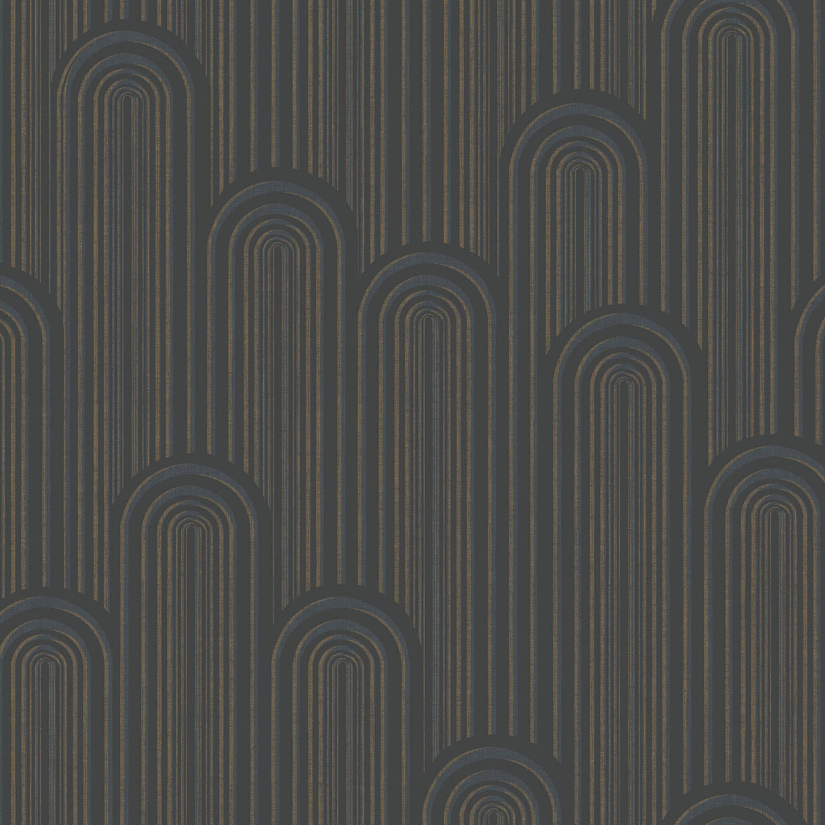 Antonina Vella Deco Speakeasy Wallpaper - Black