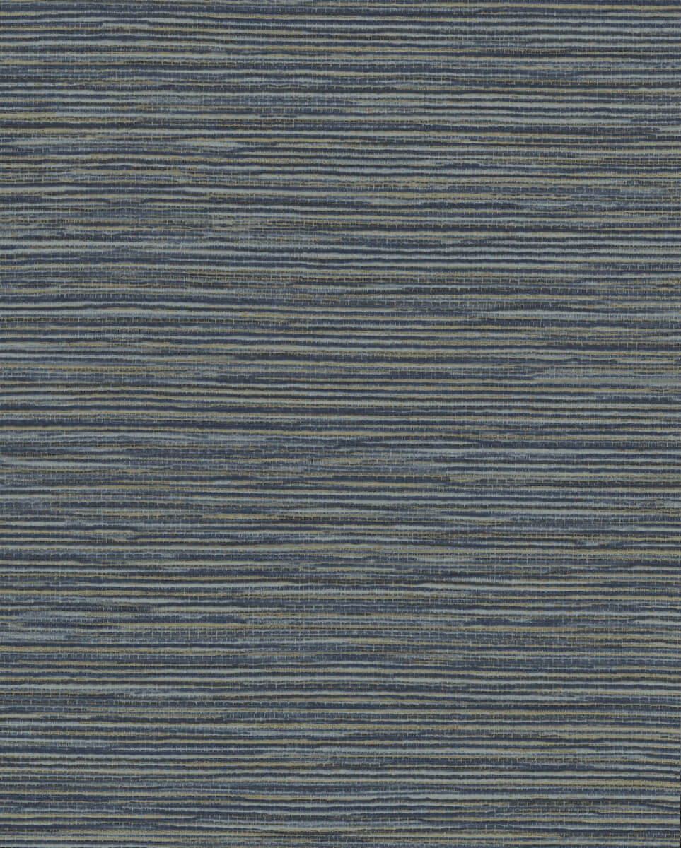 York Grasscloth Resource Library Ramie Weave Wallpaper - Blue