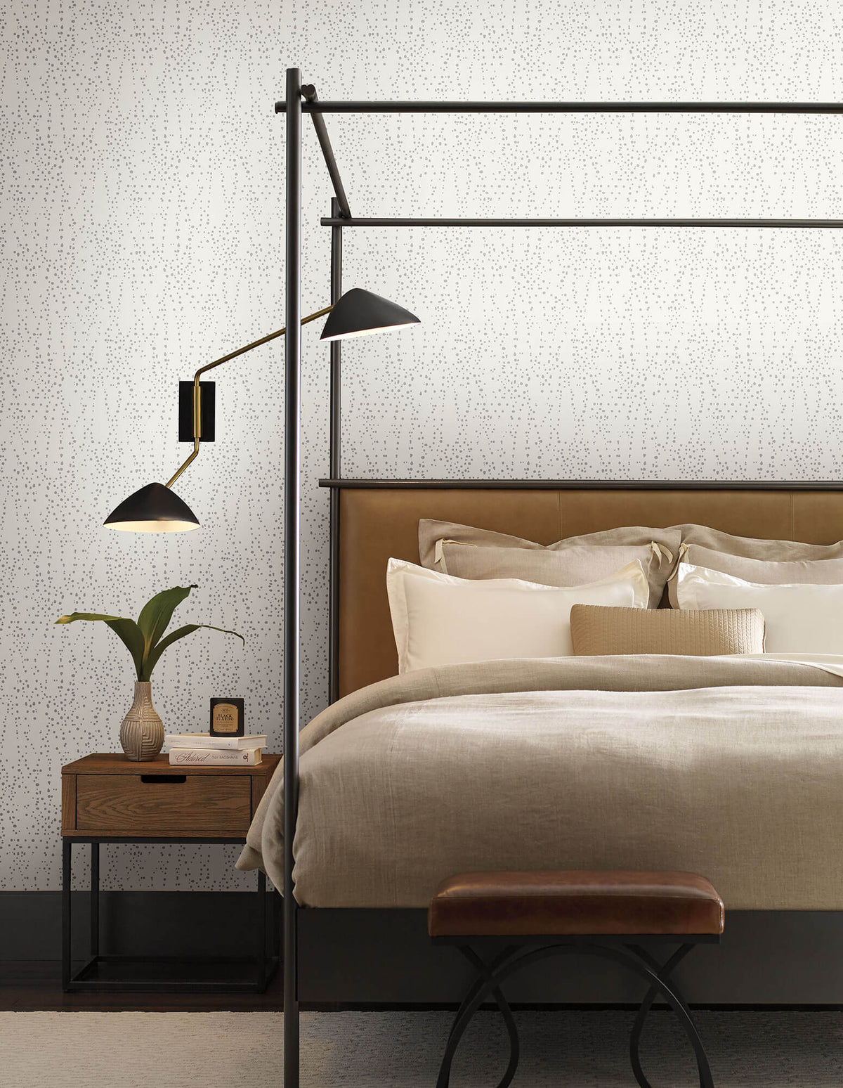 Candice Olson Modern Artisan Star Struck Wallpaper - Cream