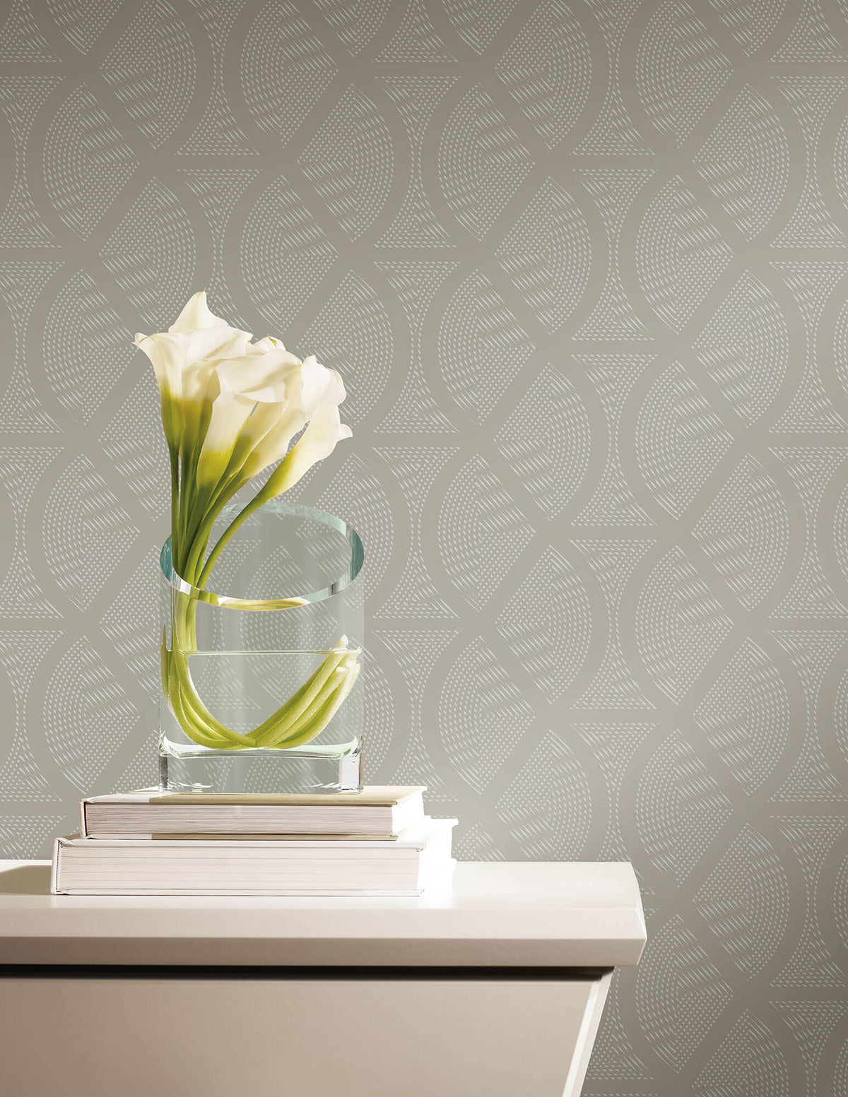 Candice Olson Modern Artisan Opposites Attract Wallpaper - Cream