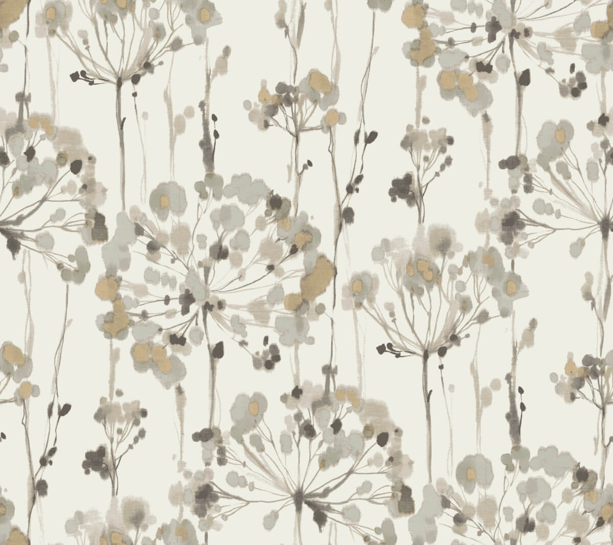 Candice Olson Modern Artisan Flourish Wallpaper - Beige