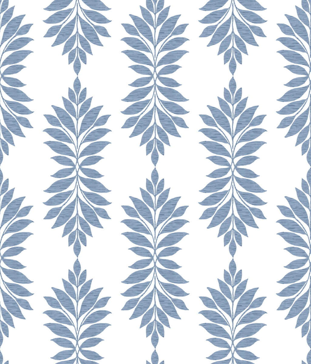 York Waters Edge Broadsands Botanica Wallpaper - Blue