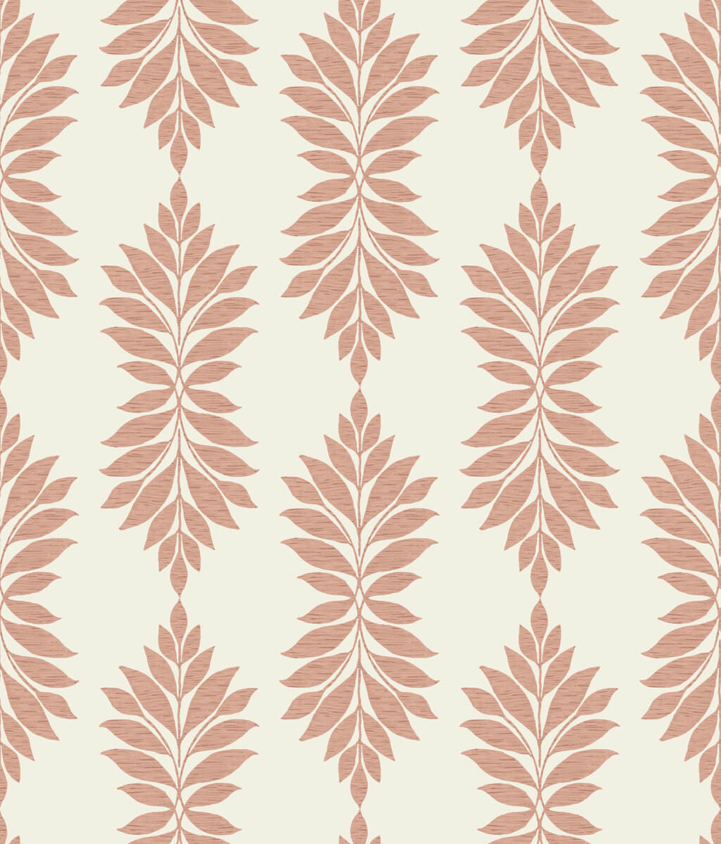 York Waters Edge Broadsands Botanica Wallpaper - Coral