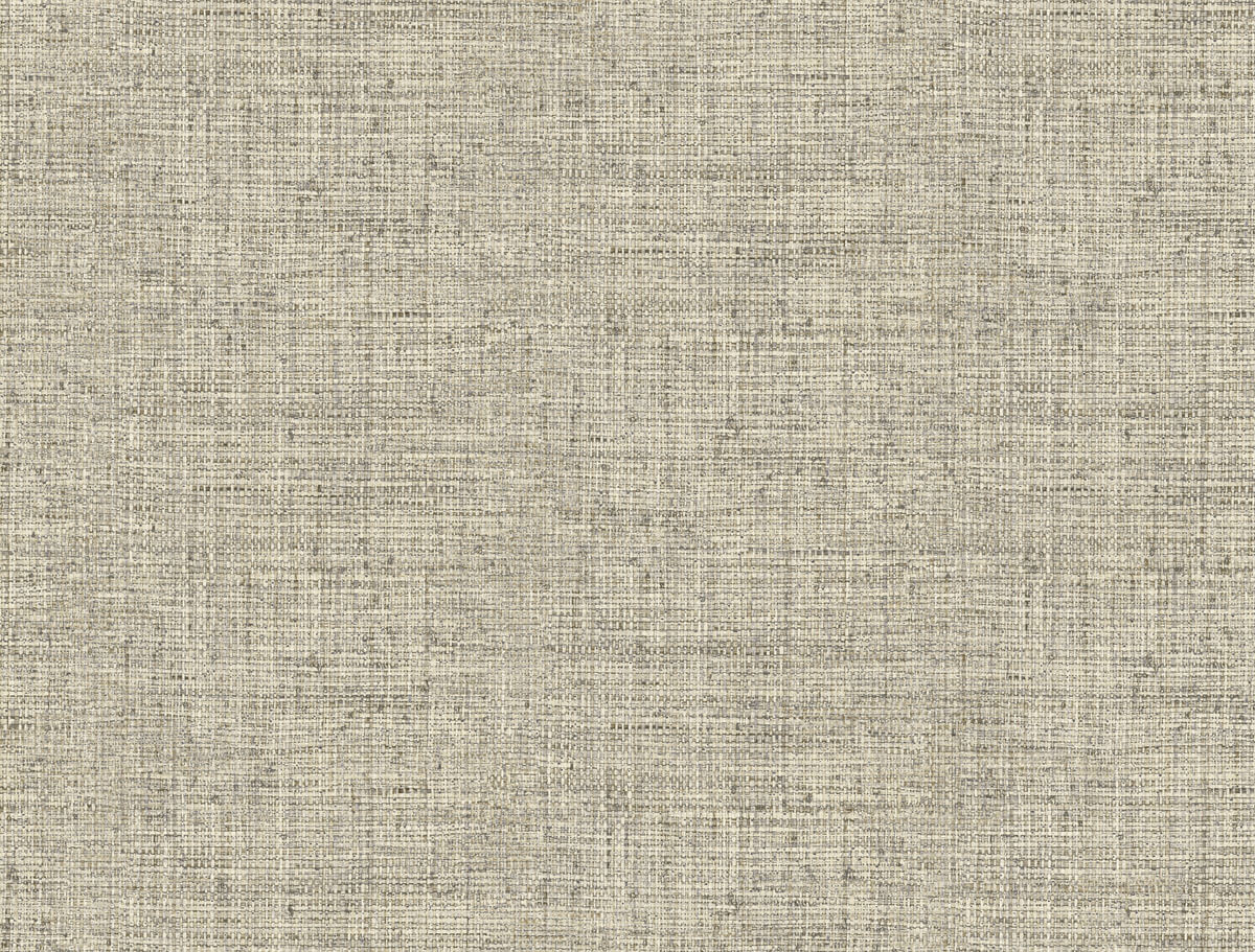 York Grasscloth Papyrus Faux Weave Wallpaper - Beige
