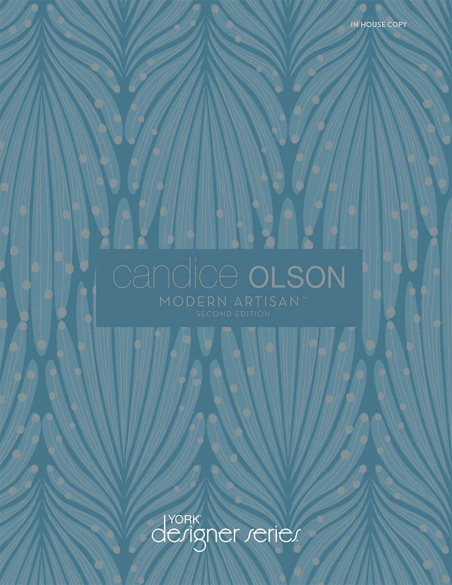 Candice Olson Modern Artisan Velveteen Wallpaper - Gold